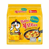 Samyang Buldak Cheese Ramen Noodles 140g (Pack of 5)