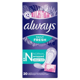 Always Daily Fresh Normal Wrapped 20 Pads