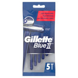 Gillette Blue II Razor 5Pc