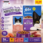 Felix Chunks in Jelly Mixed Variety Selection (12 x 85g)