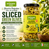 Arizona Fields Sliced Green Olives (244g)