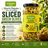Arizona Fields Sliced Green Olives (244g)