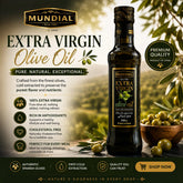 Mundial Extra Virgin Olive Oil (250ml Bottle)