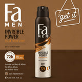 Fa Men Invisible Power Anti-Perspirant Deodorant Spray (200ml)