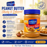American Garden Peanut Butter – Chunky (510g)