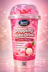 Sweet Hub Poping Boba Drink Lychee Flavour 280ml