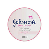 Johnsons Soft Cream Face & Body 200ml