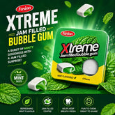 Fusion Xtreme Jam-Filled Bubble Gum (Mint Flavor, 13.5g)