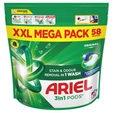 Ariel All-in-1 PODS Washing Detergent Capsules (58 Washes)