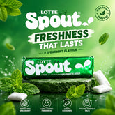 Spout Spearmint Gum 23g