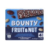 BOUNTY CHOCOLATE FRUIT & NUT TRIPLE TREAT 4X32 GM