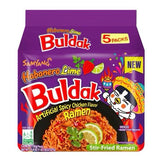 Samyang Buldak Habanero Lime Hot Chicken Noodles – Purple 135g (Pack of 5)