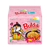 Samyang - Buldak Carbo Ramen Hot Chicken Flavor Carbonara - 130g ( PACK OF 5)