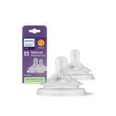 Avent Natural Baby Bottle Silicon Nipple 653 23 Teats 3m