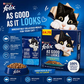 Felix As Good As It Looks (AGAIL) Ocean Feasts in Jelly (12 x 85g)