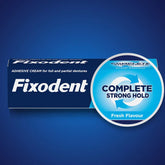 FIXODENT PLUS DENTURE ADHESIVE ALL DAY HOLD NO FLAVOUR 40G