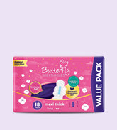 Butterfly Breathables Maxi Thick 18 Pads