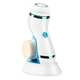 Cnaier Face Cleaning Brush 4-in-1 with Interchangeable Heads