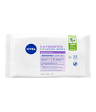 Nivea 3 in 1 Sensitive Cleansing 25 Wipes