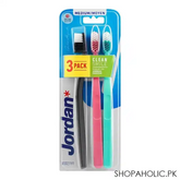 Jordan Clean Smile Soft Toothbrush 3-Pack