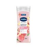 VASELINE BODY LOTION HEALTHY BRIGHT SUPER FOOD FRESH LOCK PEACH 100ML