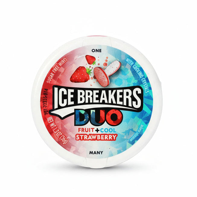 Ice Breakers Duo Fruit + Cool Strawberry Sugar Free Mints 36g