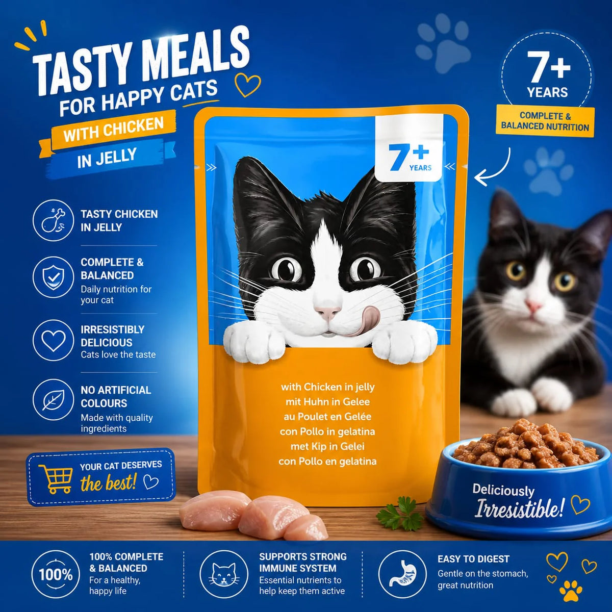 Felix Original Mixed Menu in Jelly (12 x 85g) Adult Cats (1+ Years)