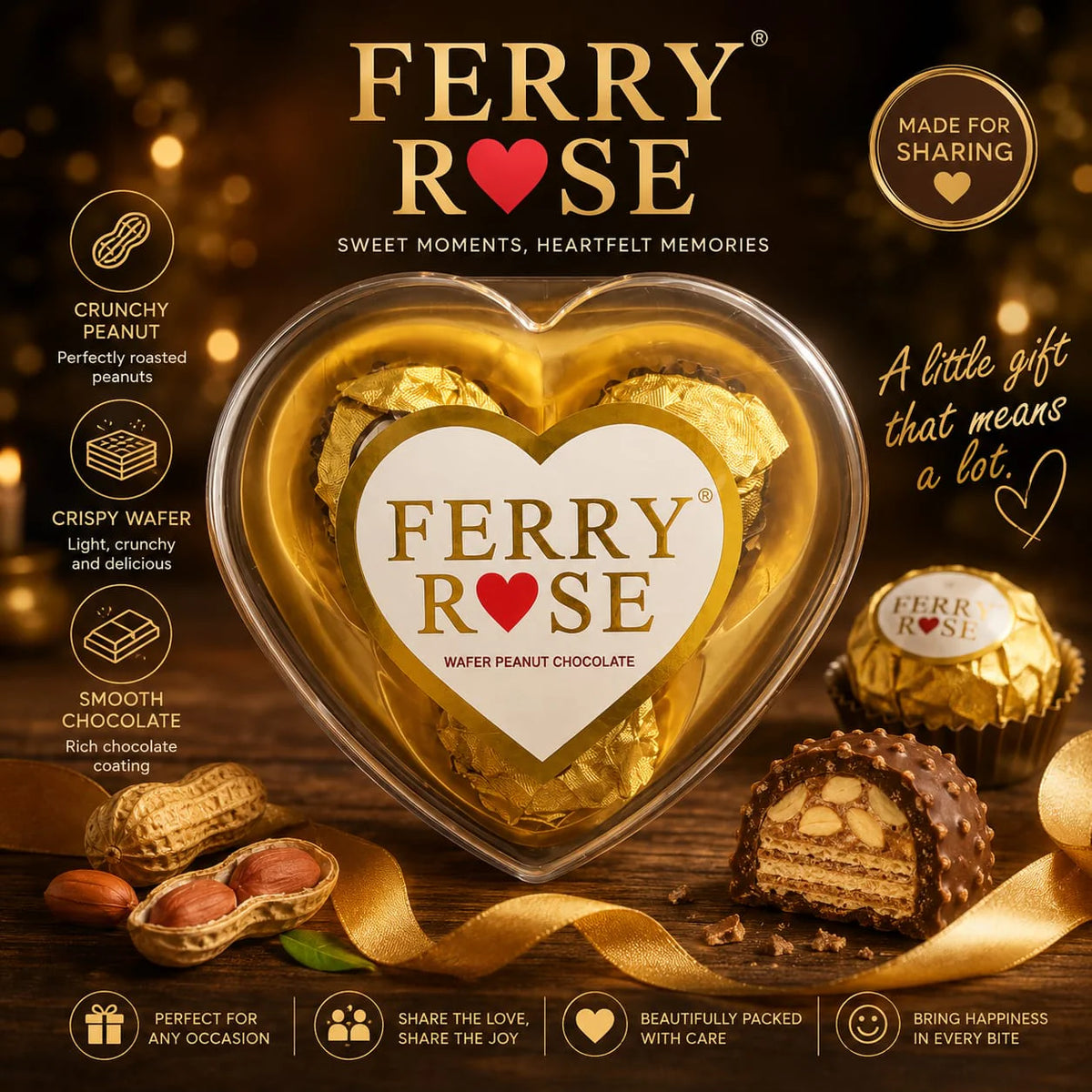 Ferry Rose 3-Piece Small Pack