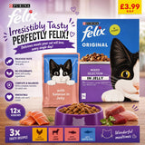 Felix Chunks in Jelly Mixed Variety Selection (12 x 85g)