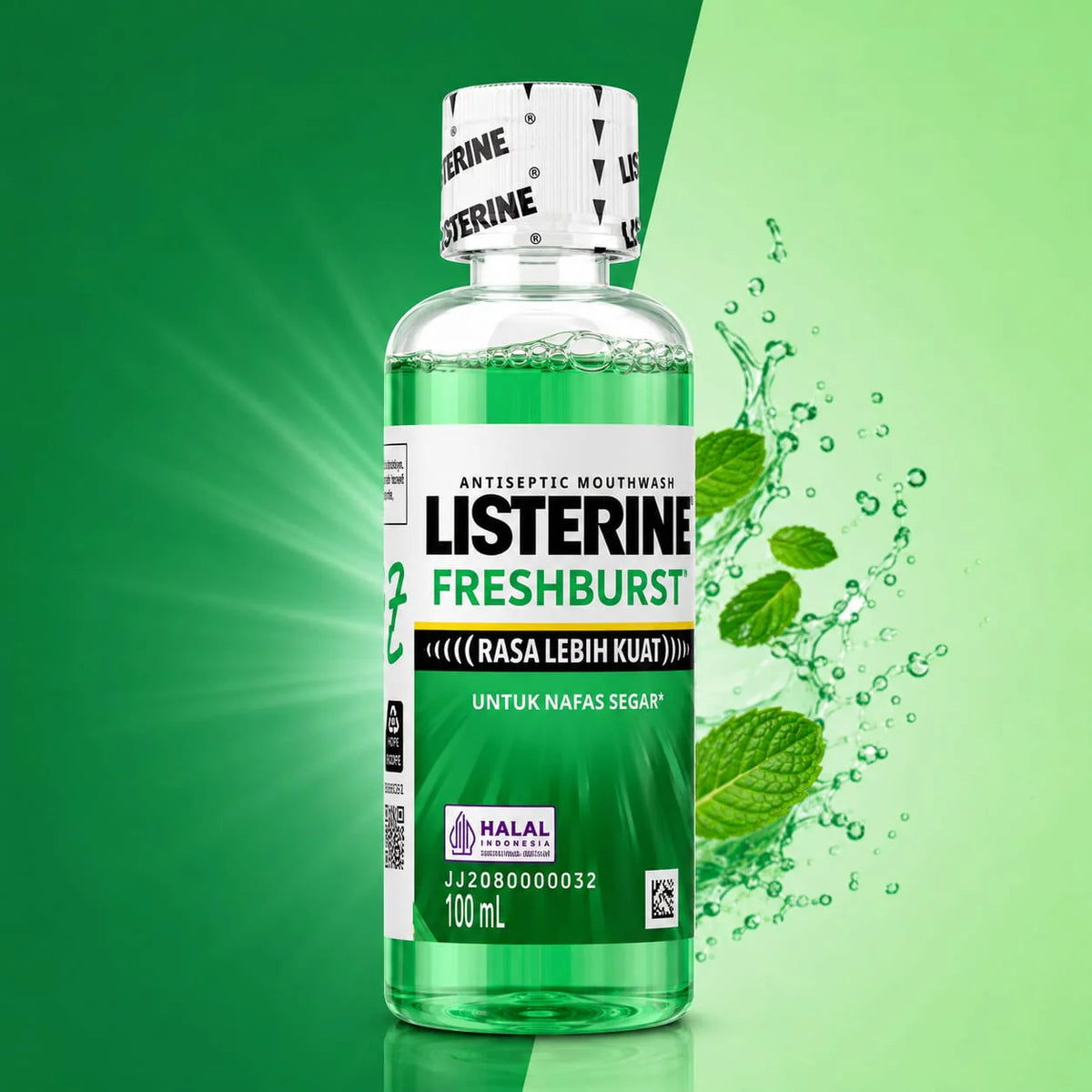 Listerine Fresh Burst Antiseptic Mouthwash (100ml)