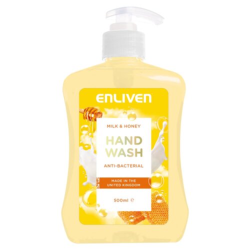 Enliven Milk & Honey Hand Wash 500ml