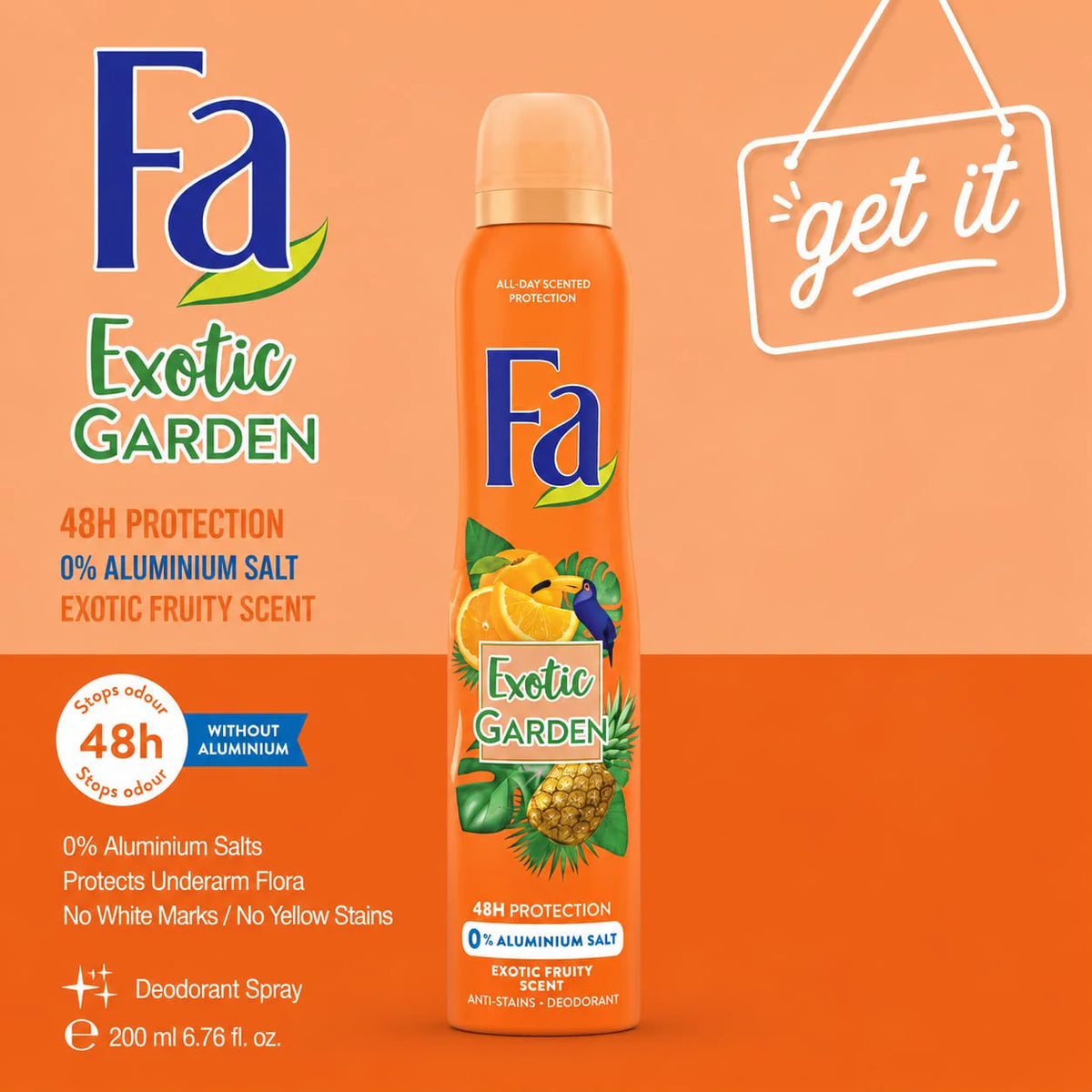 Fa Exotic Garden Deodorant Body Spray (200ml)