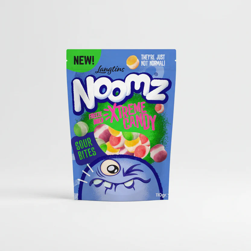 Noomz Freeze Dried Sweets Candy Fruity Sour Bites 110g