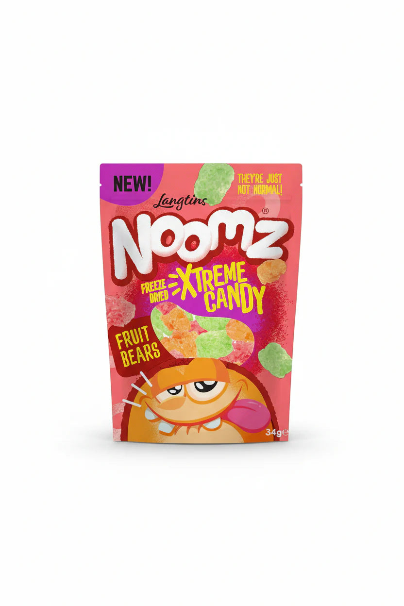 Noomz Freeze Dried Sweet Candy Fruit Bears 34G
