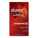 Durex Extra Sensitive Thin Wide Fit 12 pcs