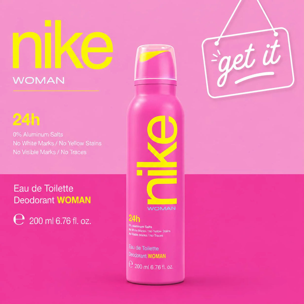 Nike Pink Deodorant Spray for Women (200ml)