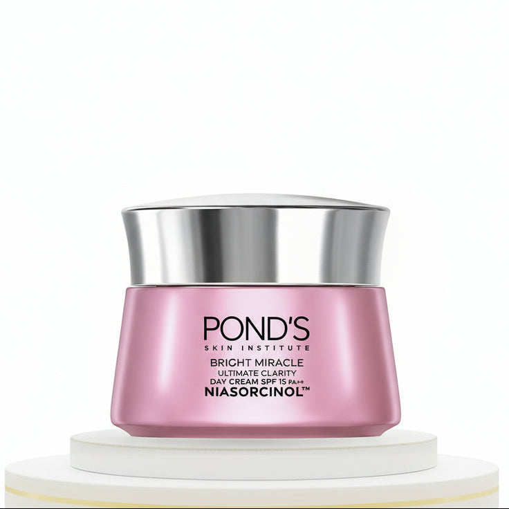 Pond Bright Miracle Ultimate Clarity Day Cream, Niasorcinol, SPF15, PA++, 45g