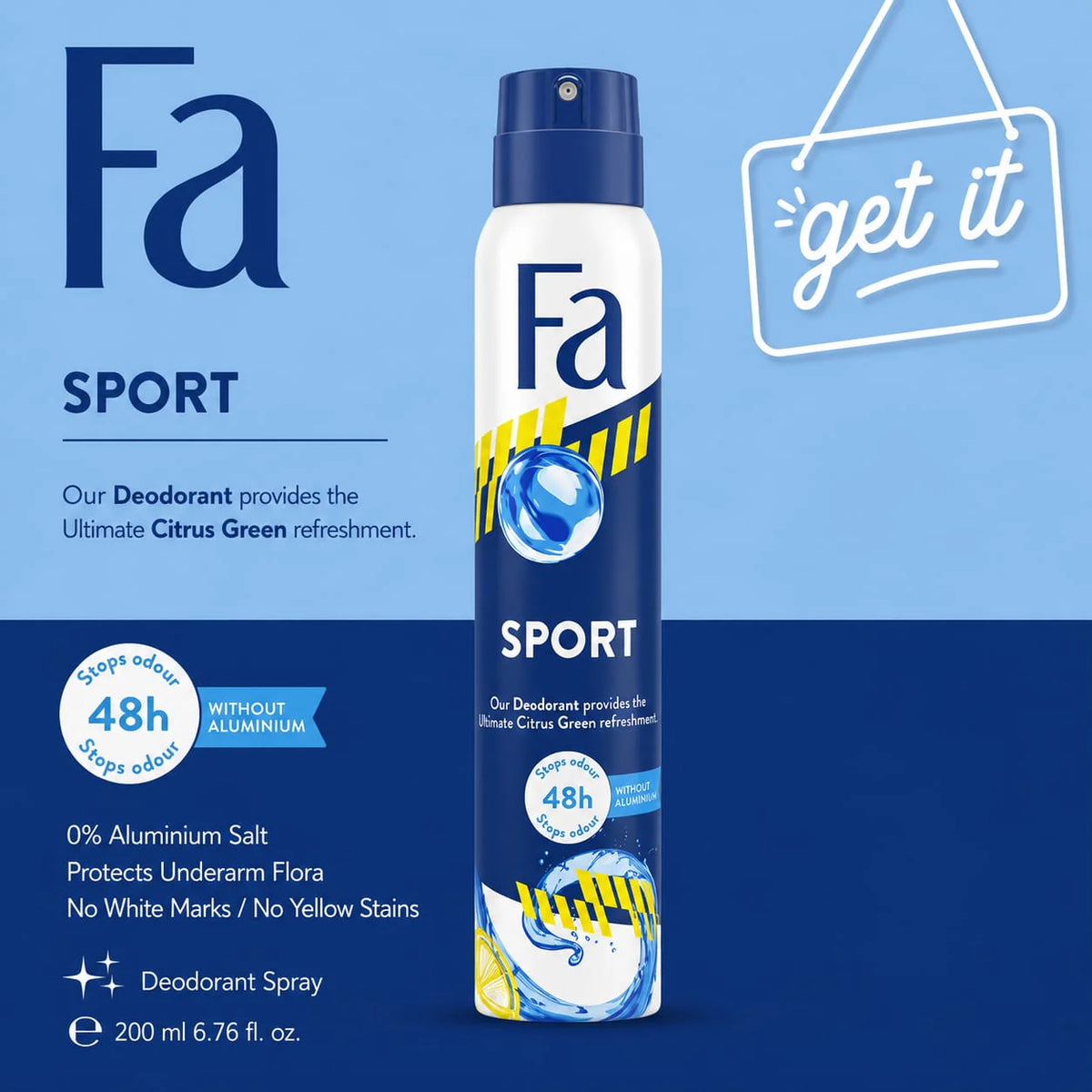 Fa Sport Deodorant Body Spray (200ml)