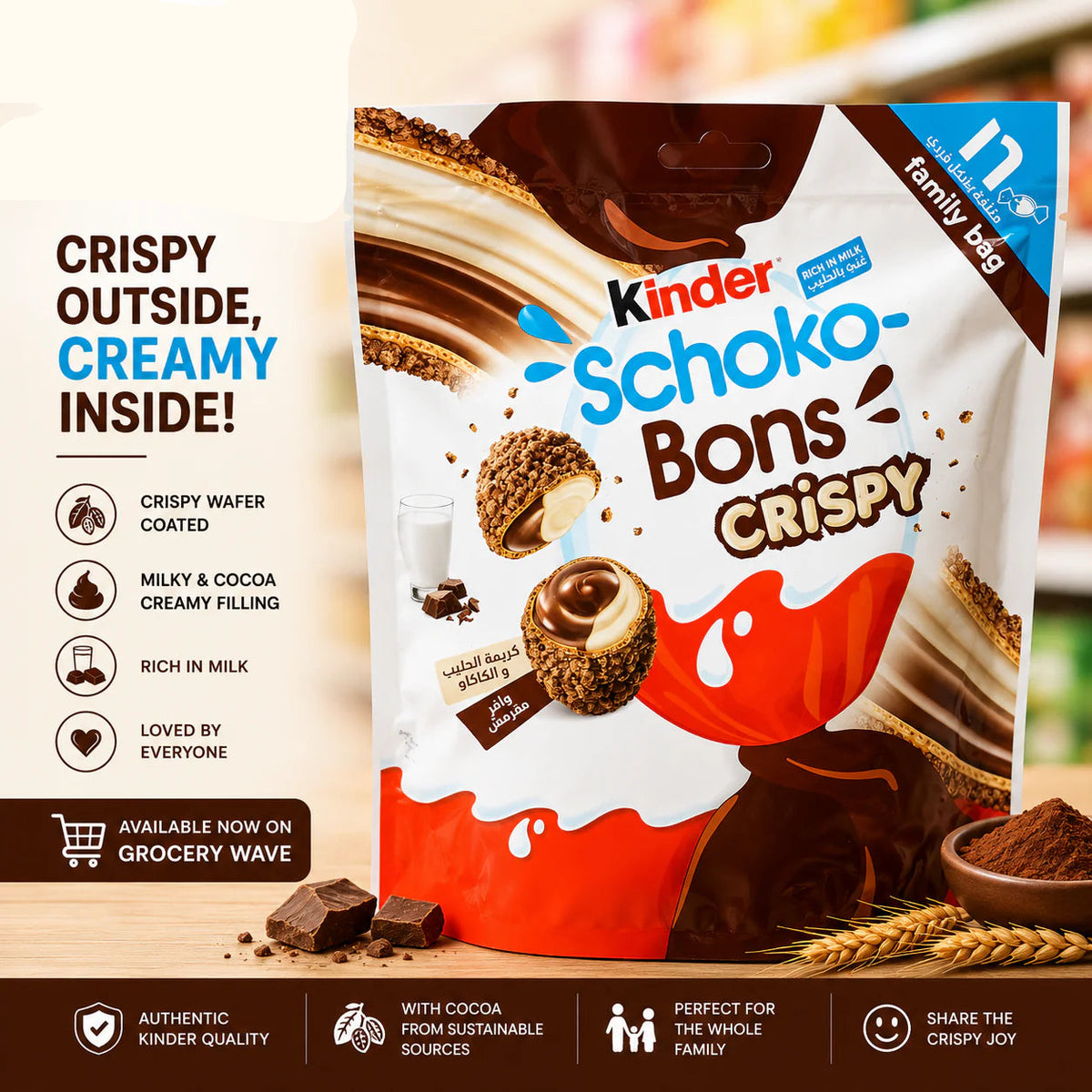Kinder Schoko Bons Crispy 67.2g