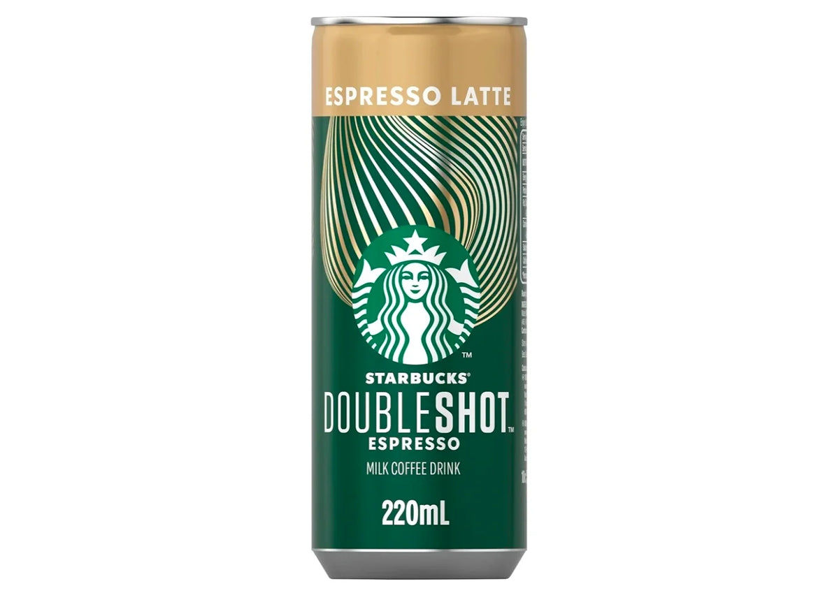 Starbucks Double Shot Espresso Latte Drink, 220 ml