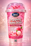Sweet Hub Poping Boba Drink Lychee Flavour 280ml