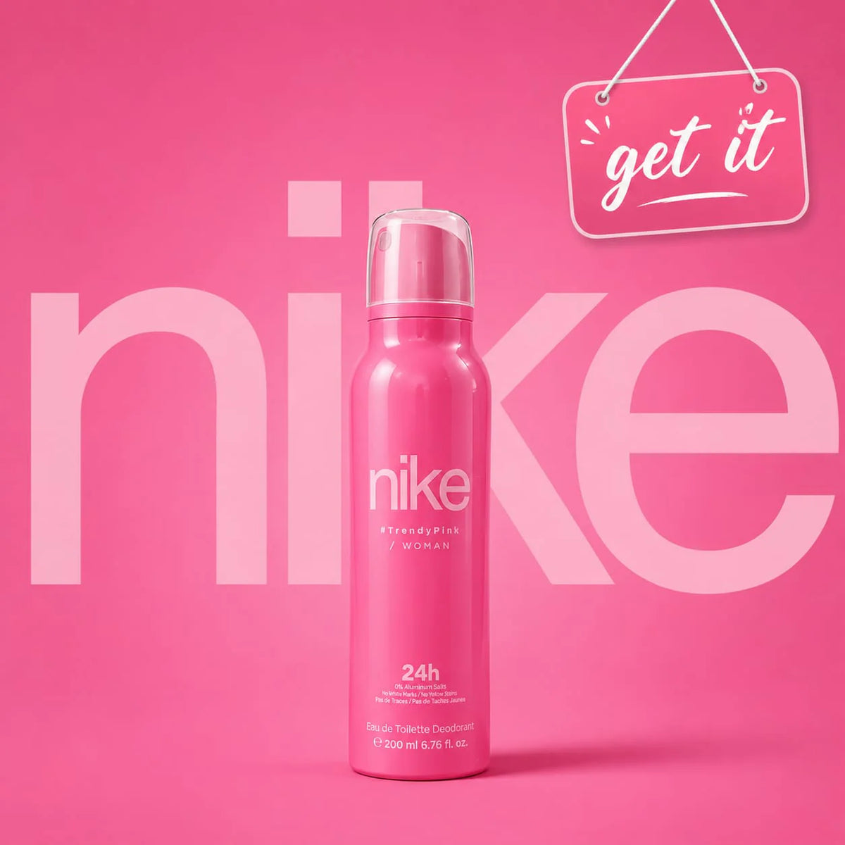 Nike Trendy Pink Deodorant Spray for Women (200ml)