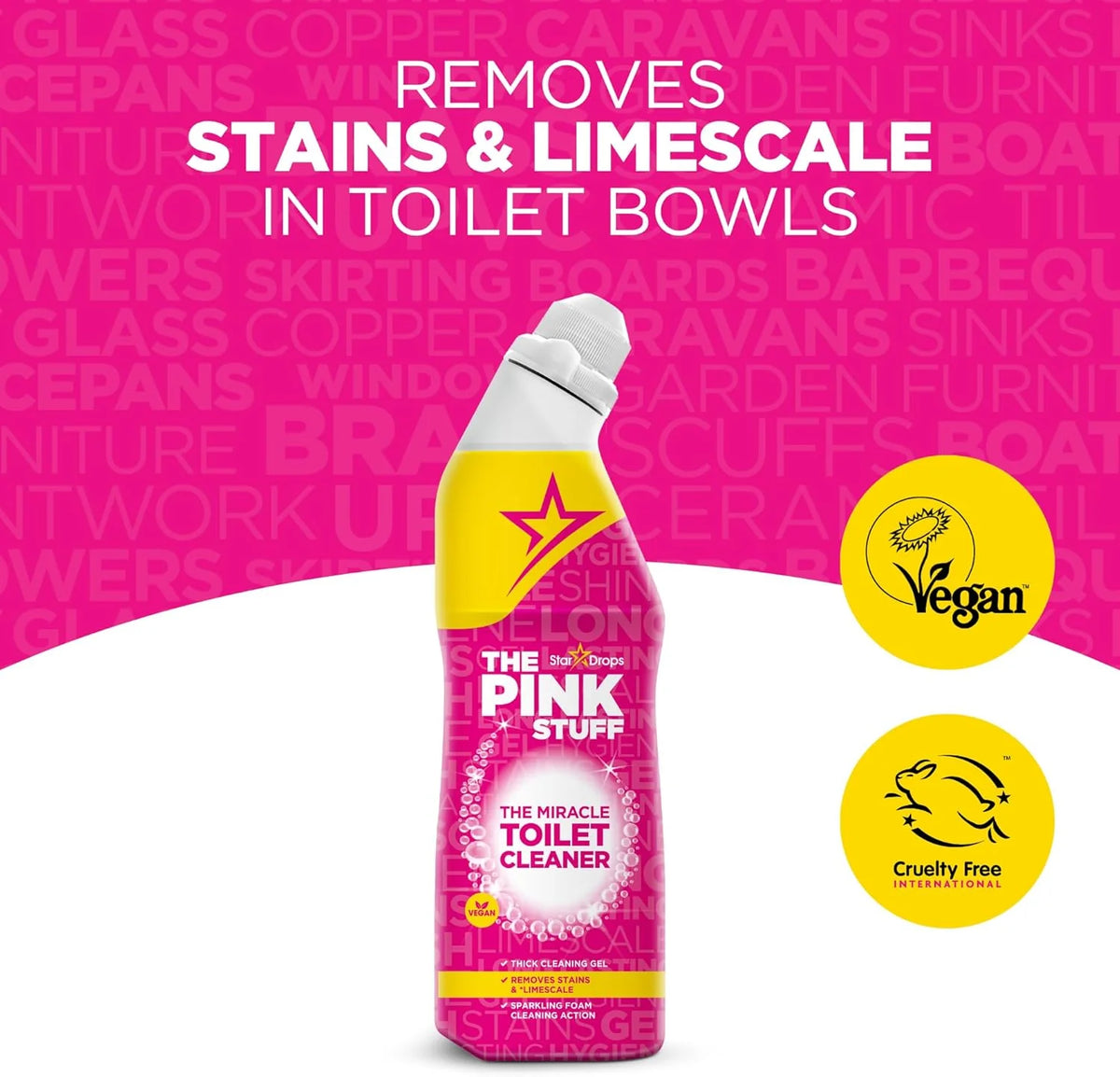 The Pink Stuff Miracle Toilet Cleaner 750ml