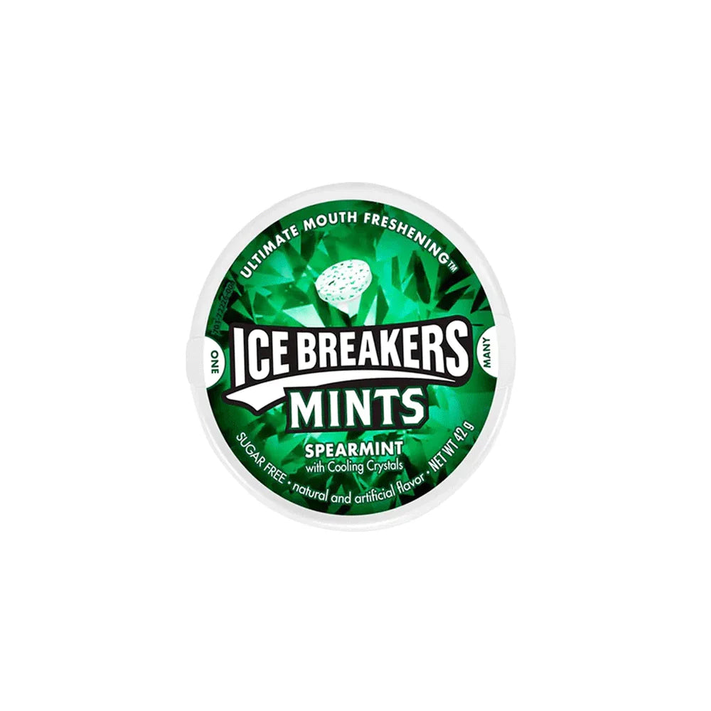 Ice Breakers Candy Sugar Free Spearmint 42g