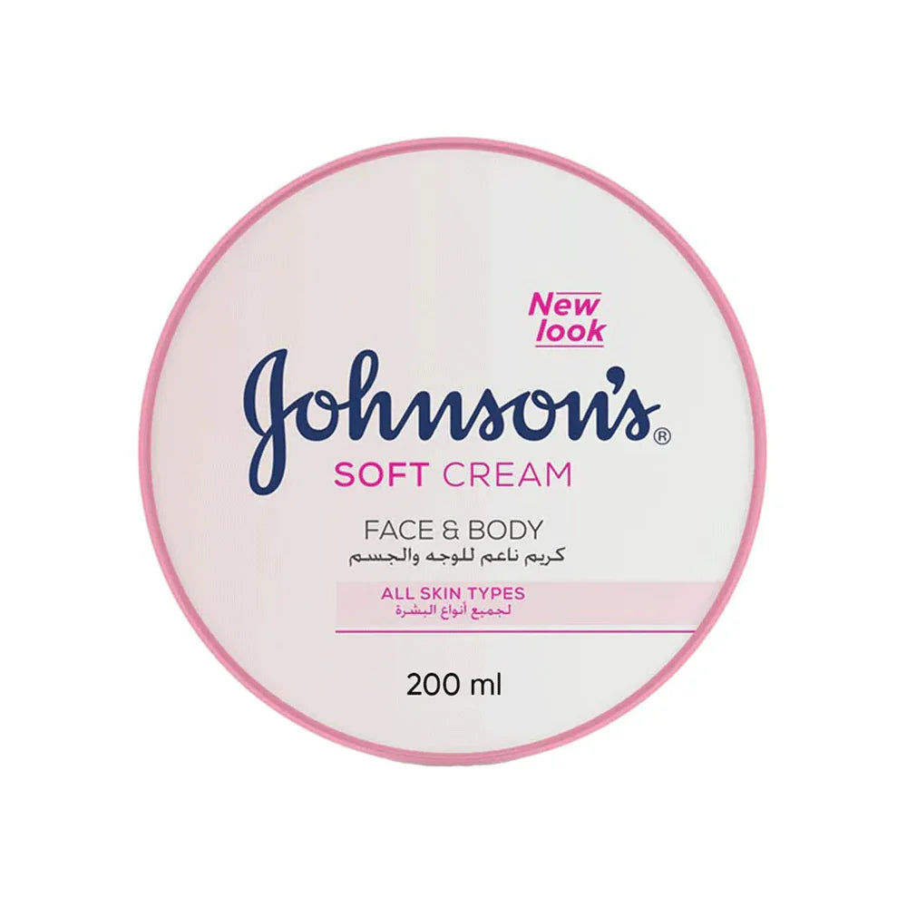 Johnsons Soft Cream Face & Body 200ml