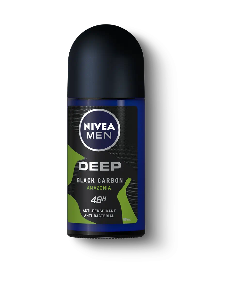 Nivea Men Deep Black Carbon Amazonia Roll On Deodorant 50ml