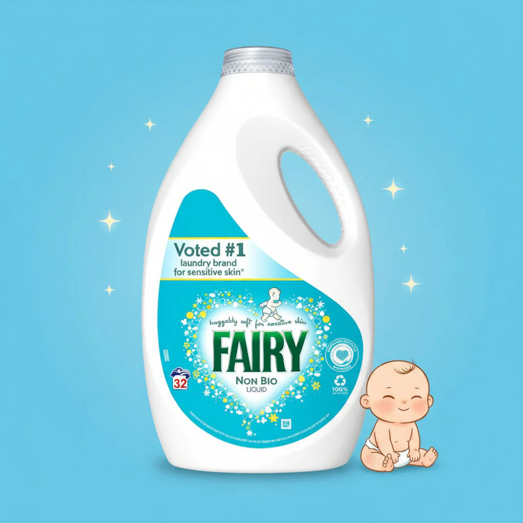 Fairy Non-Bio Liquid Detergent Sensitive (1.12L)