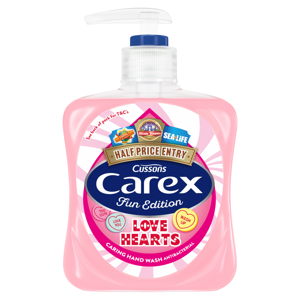 Cussons Carex Love Heart Hand Wash 250ml