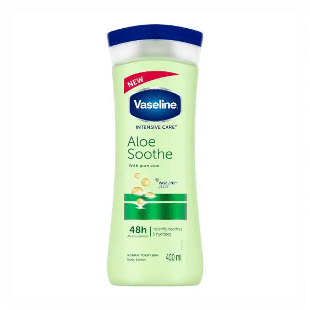 Vaseline Aloe Soothe With Pure Aloe Body Lotion 400ml