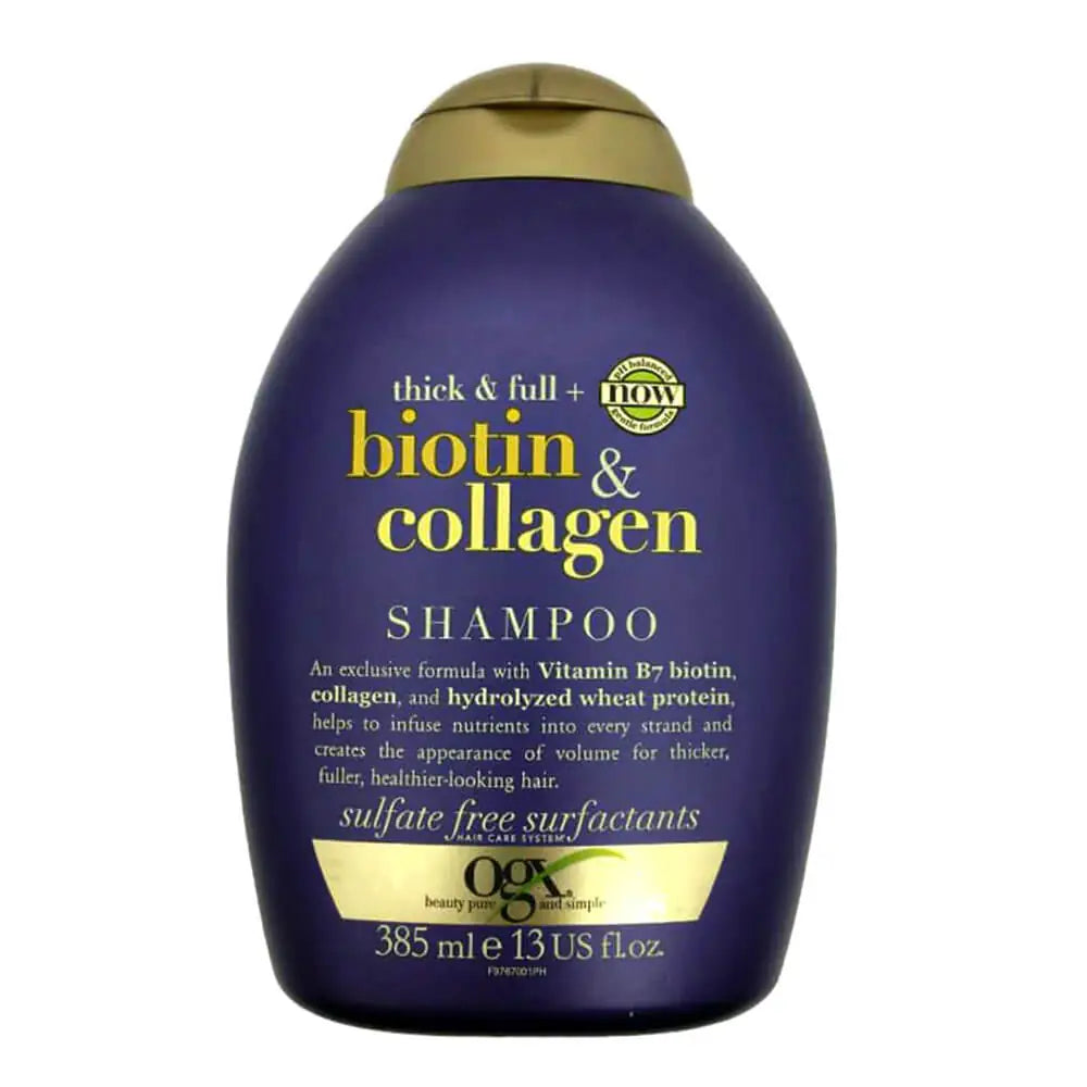 OGX Thick & Full + Biotin & Collagen Shampoo 385ml